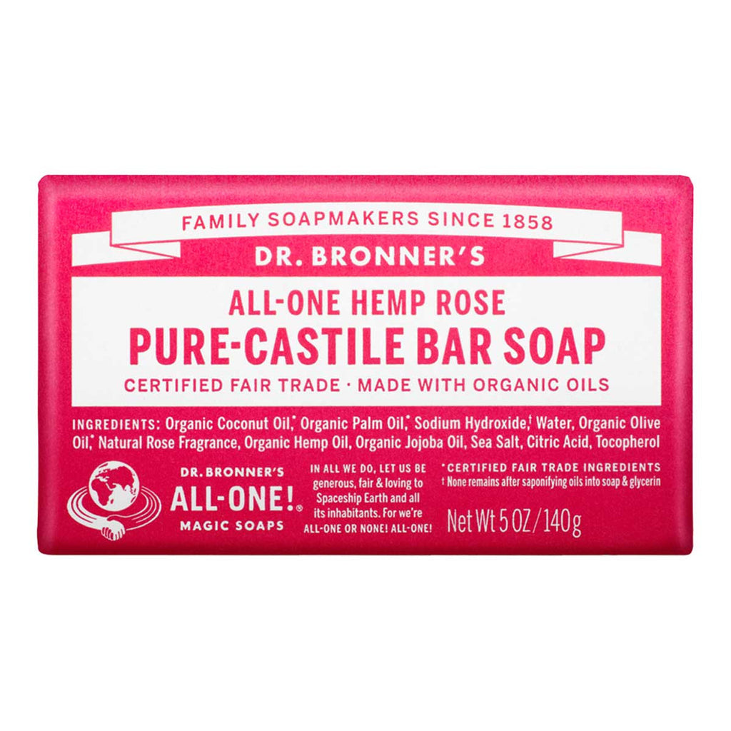 Dr Bronner's Rose Bar Soap _1