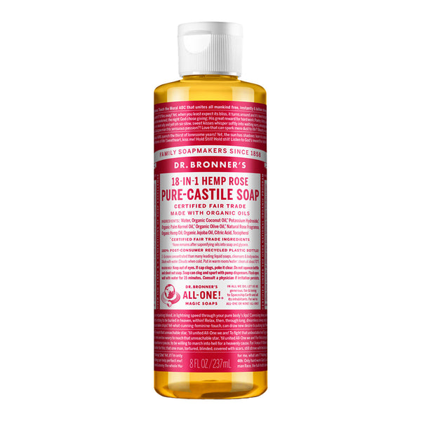 18-In-1 Pure-Castile Magic Soap - Rose