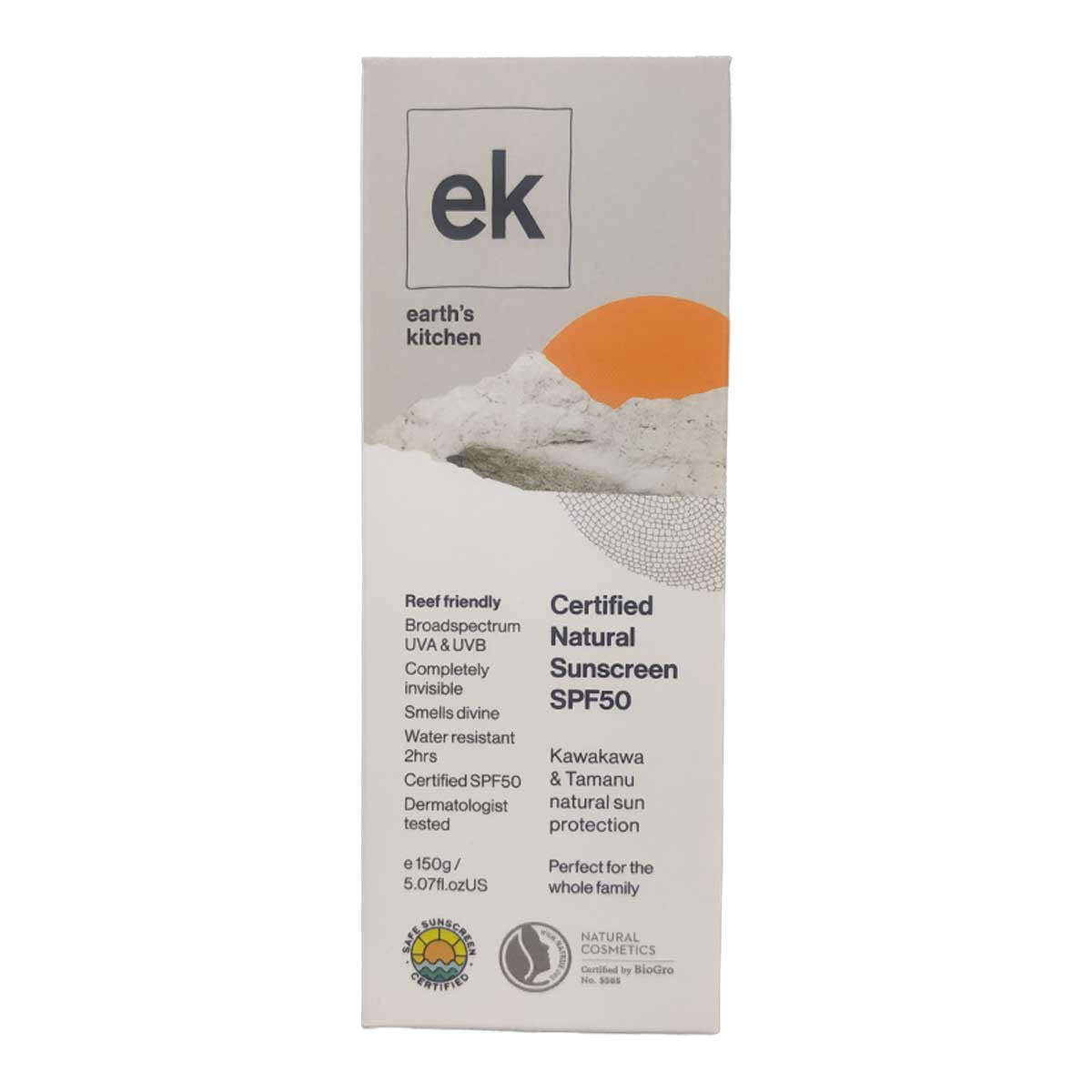 Earth's Kitchen Kawakawa & Tamanu Certified Natural Sunscreen SPF50 _3