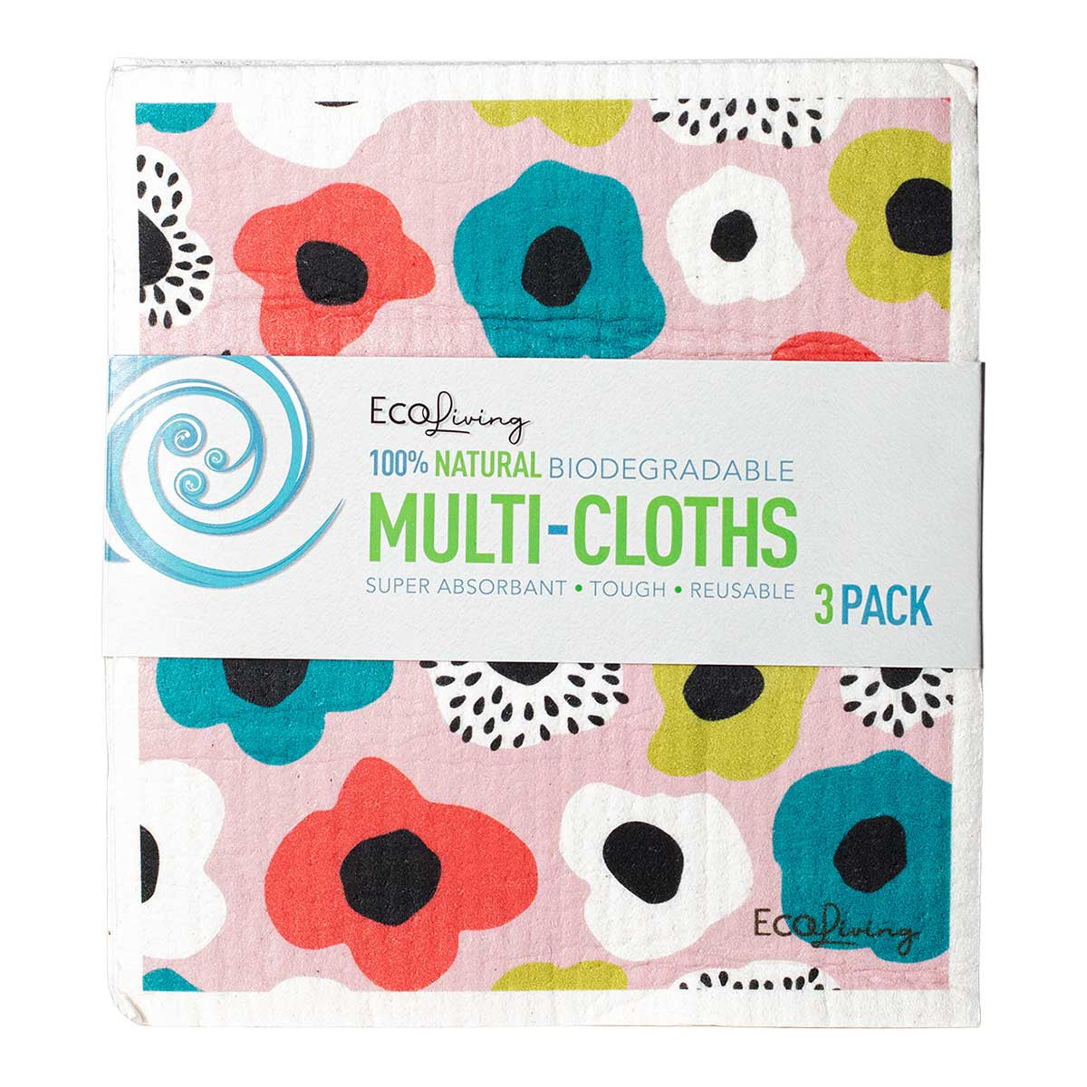 EcoLiving 100% Natural Biodegradable Multi-Cloths _1