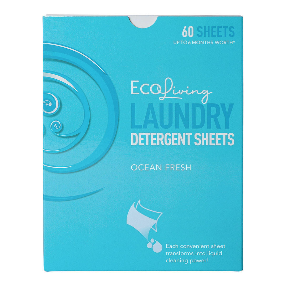 EcoLiving Laundry Detergent Sheets - Ocean Fresh_1