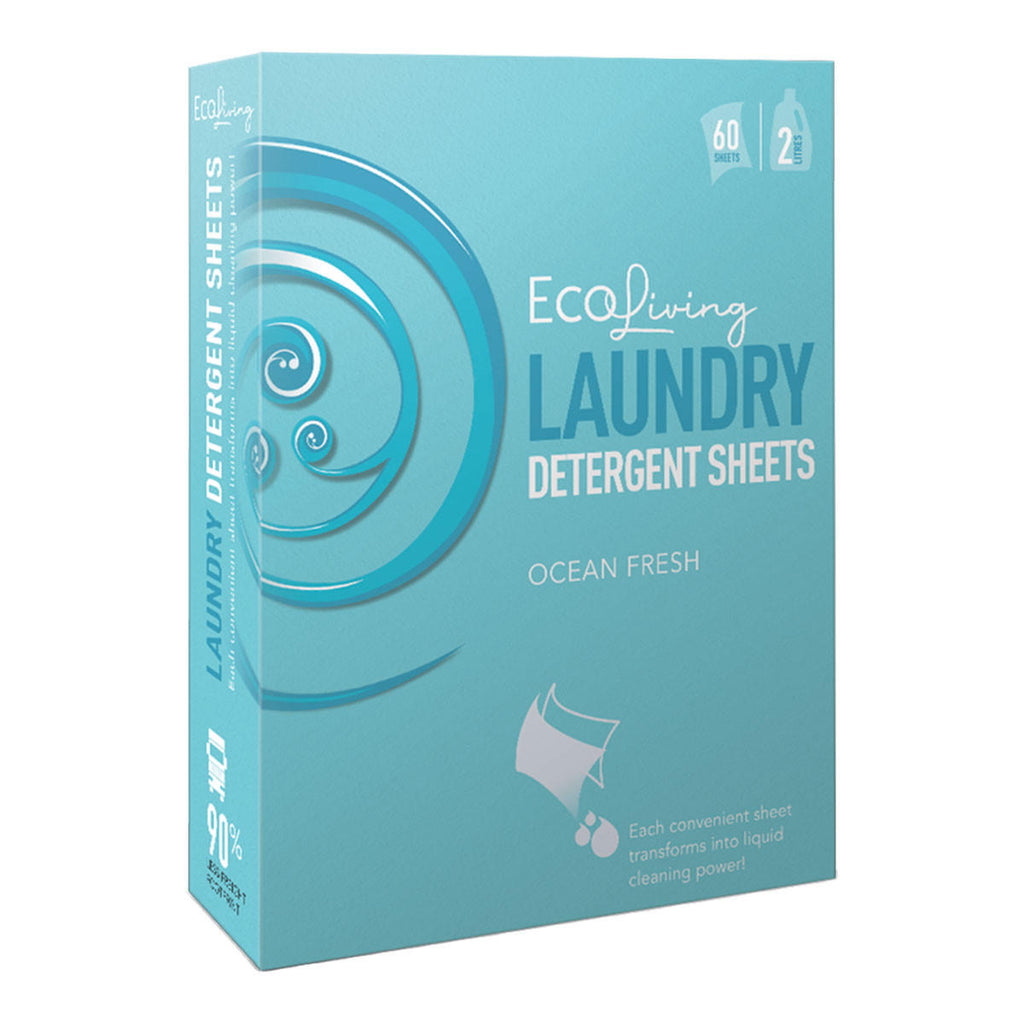 EcoLiving Laundry Detergent Sheets - Ocean Fresh_3