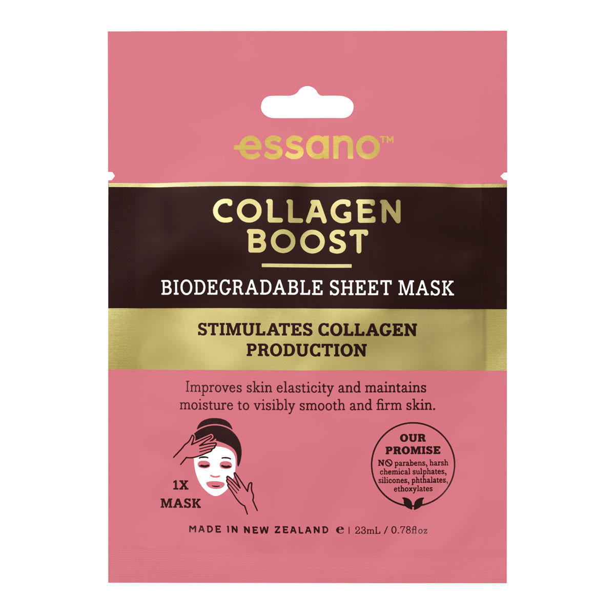 Essano Collagen Boost Biodegradable Sheet Mask_1