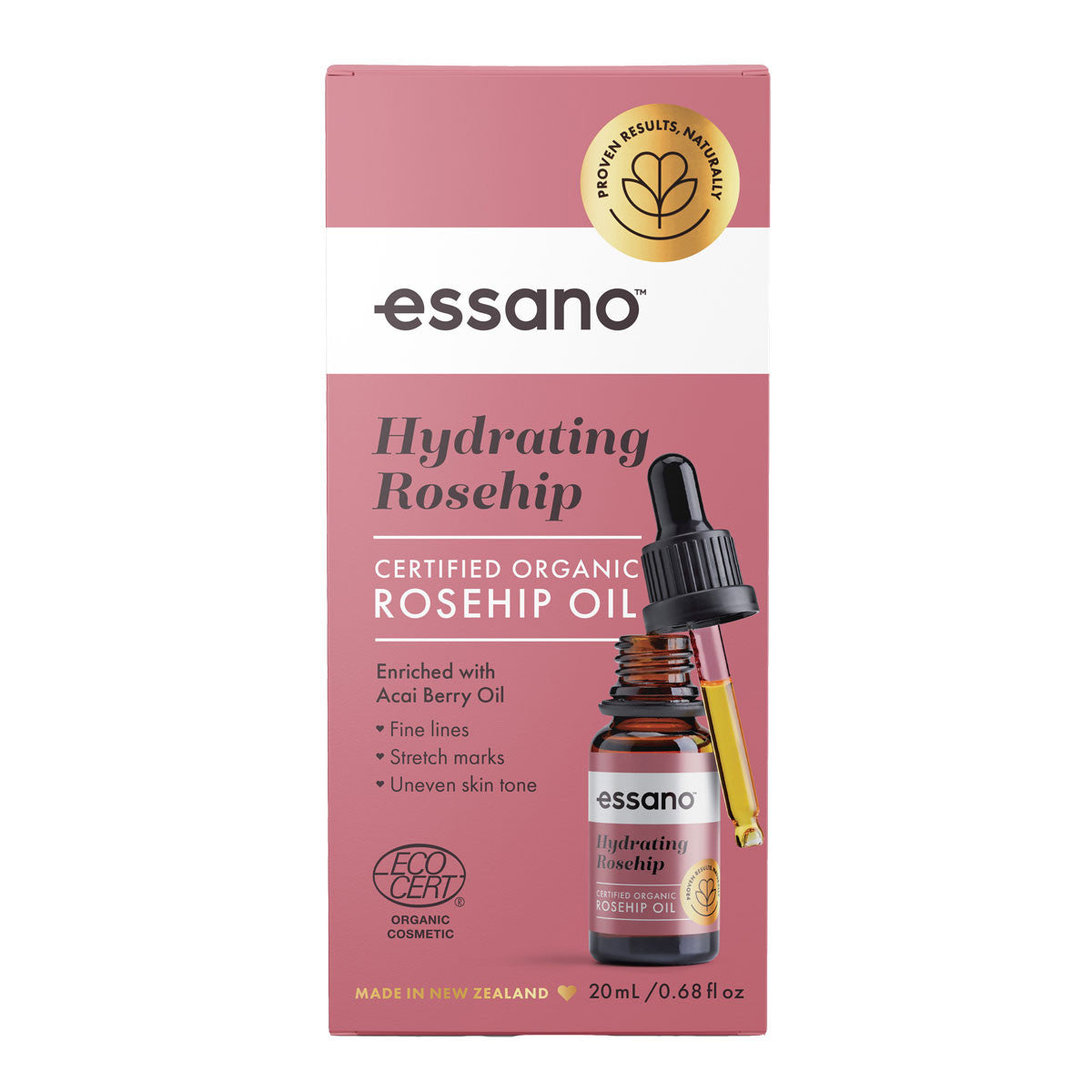 Essano Hydrating Rosehip Certified Organic Oil_1