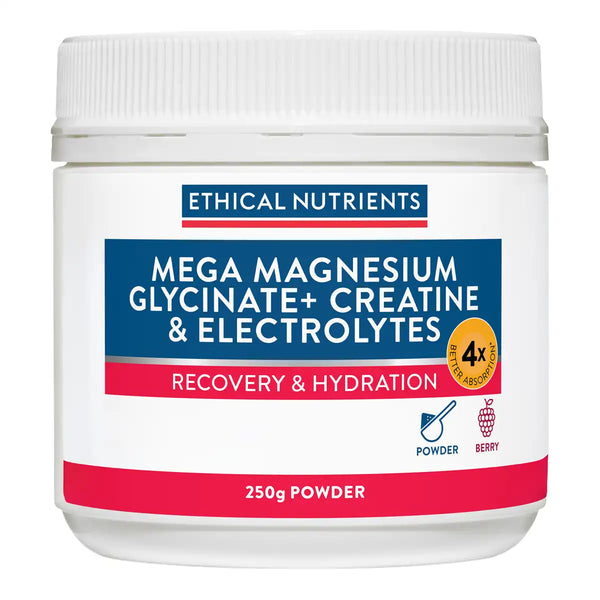 Mega Magnesium Glycinate+ Creatine & Electrolytes