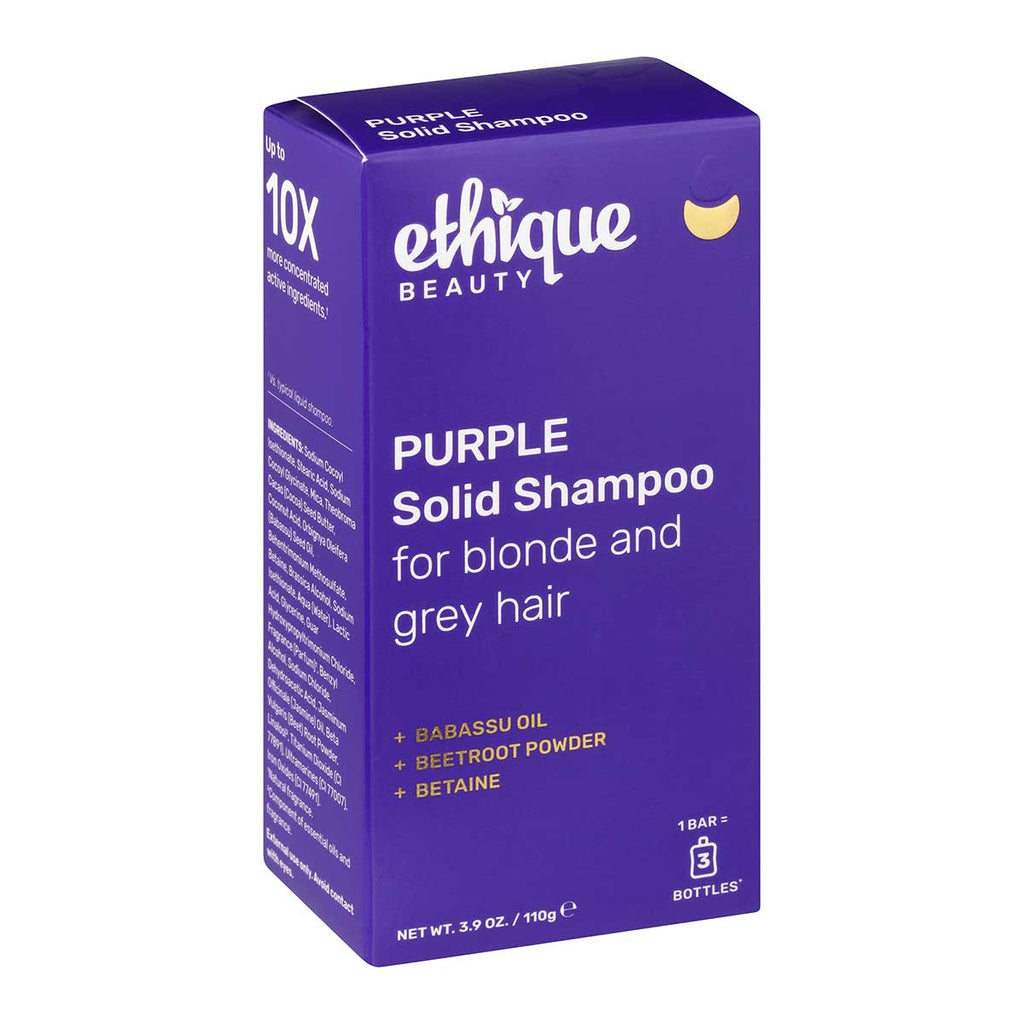 Ethique Purple Solid Shampoo for Blonde and Grey Hair _1