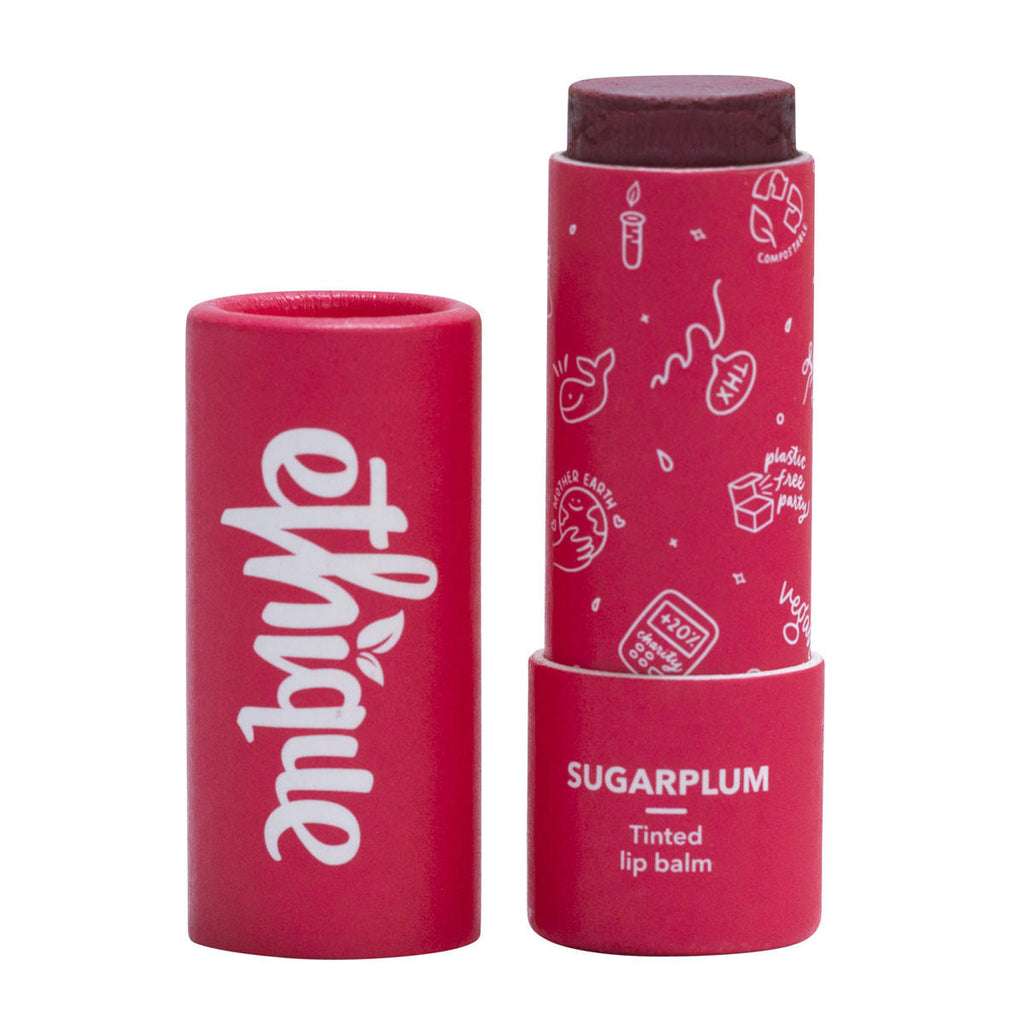 Ethique Sugarplum - Tinted Lip Balm_3