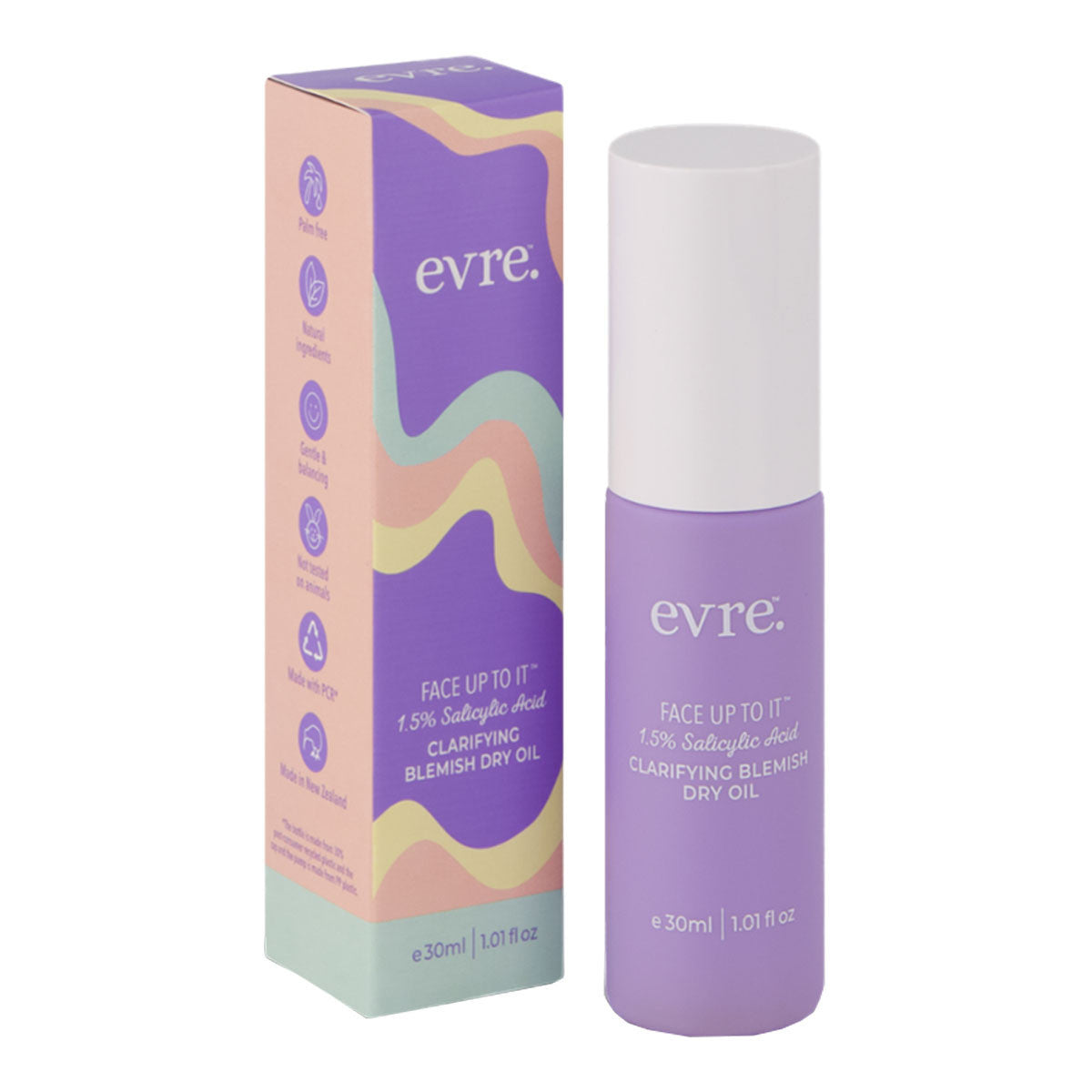 evre. Face Up to It Clarifying Blemish Dry Oil _1