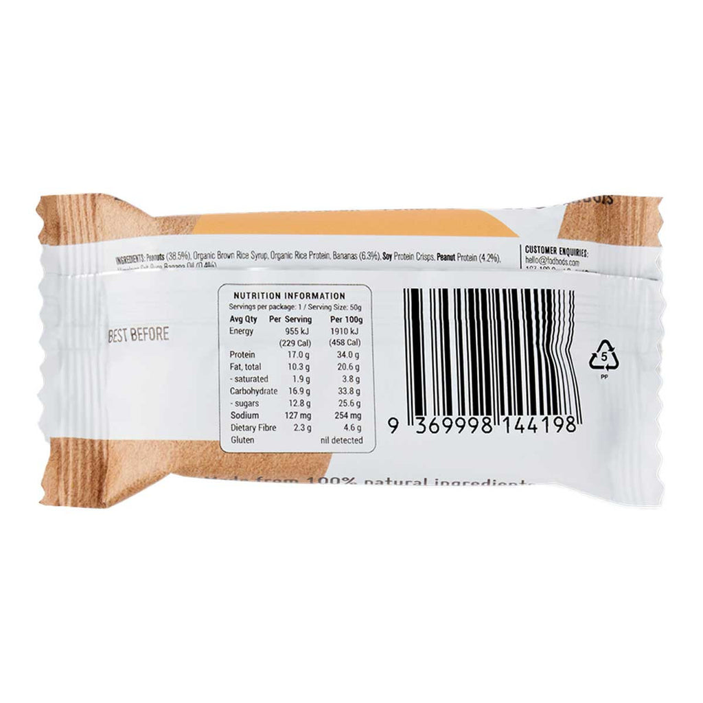 FODBODS Banana Peanut Protein Bar _2