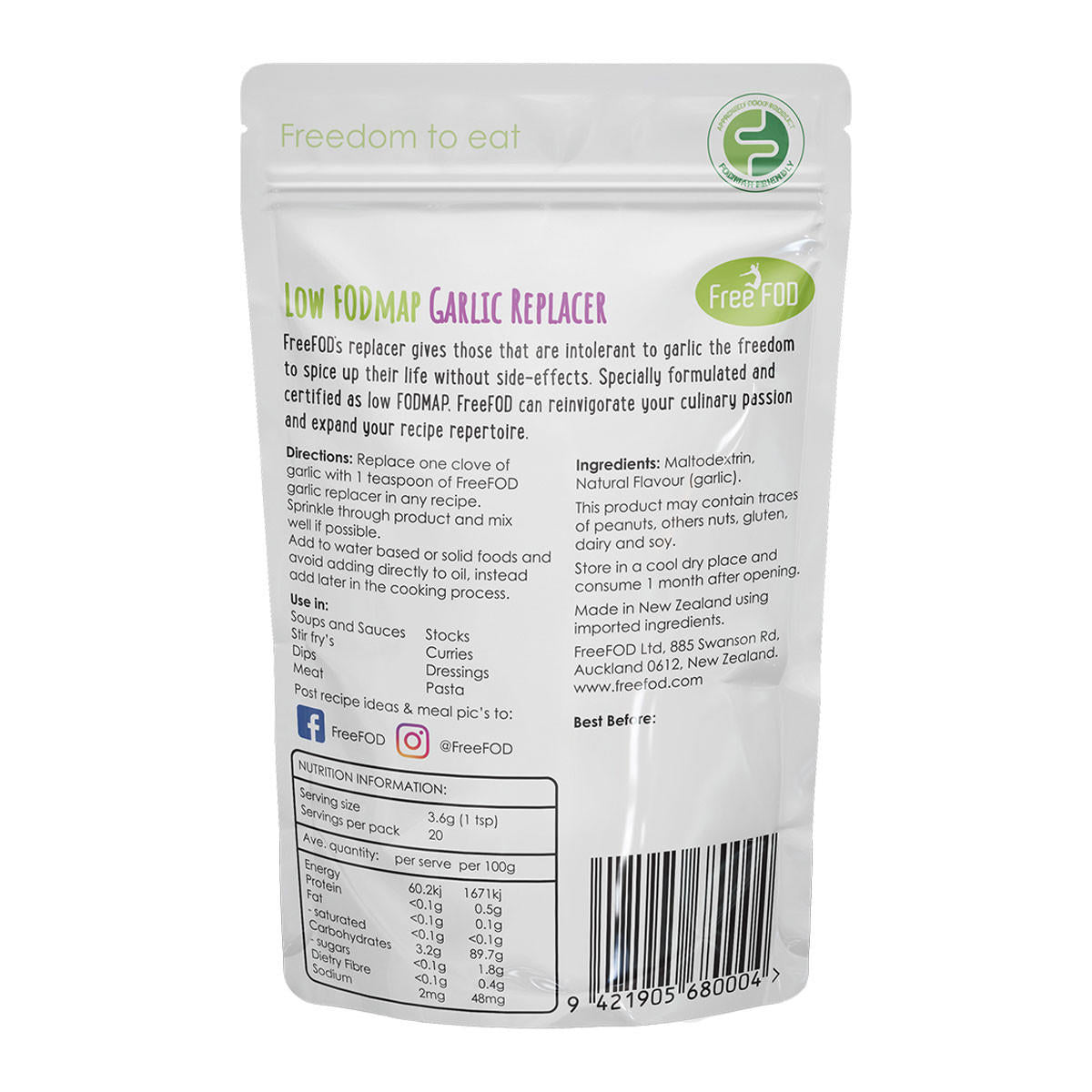FreeFOD Fodmap Garlic Replacer_2
