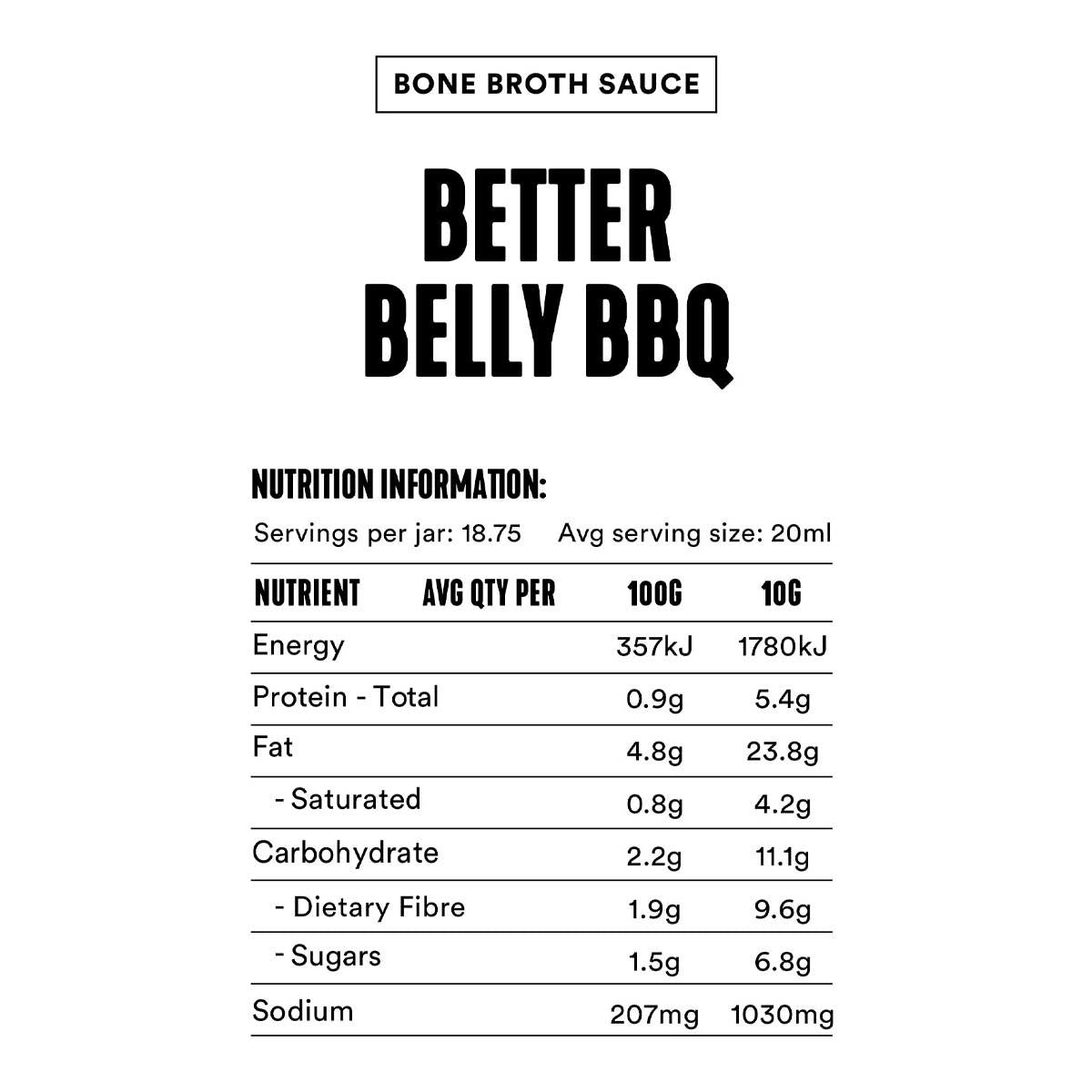 Gevity Bone Broth Sauce - Better Belly BBQ _2