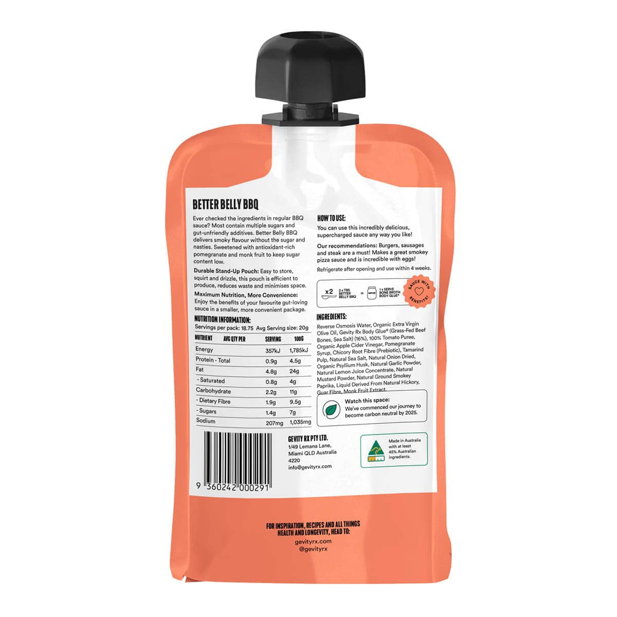 Gevity Bone Broth Sauce - Better Belly BBQ _5