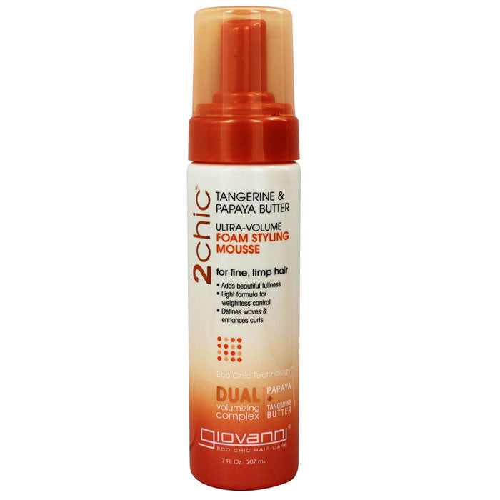 Giovanni Ultra-Volume Styling Mousse Tangerine and Papaya_1