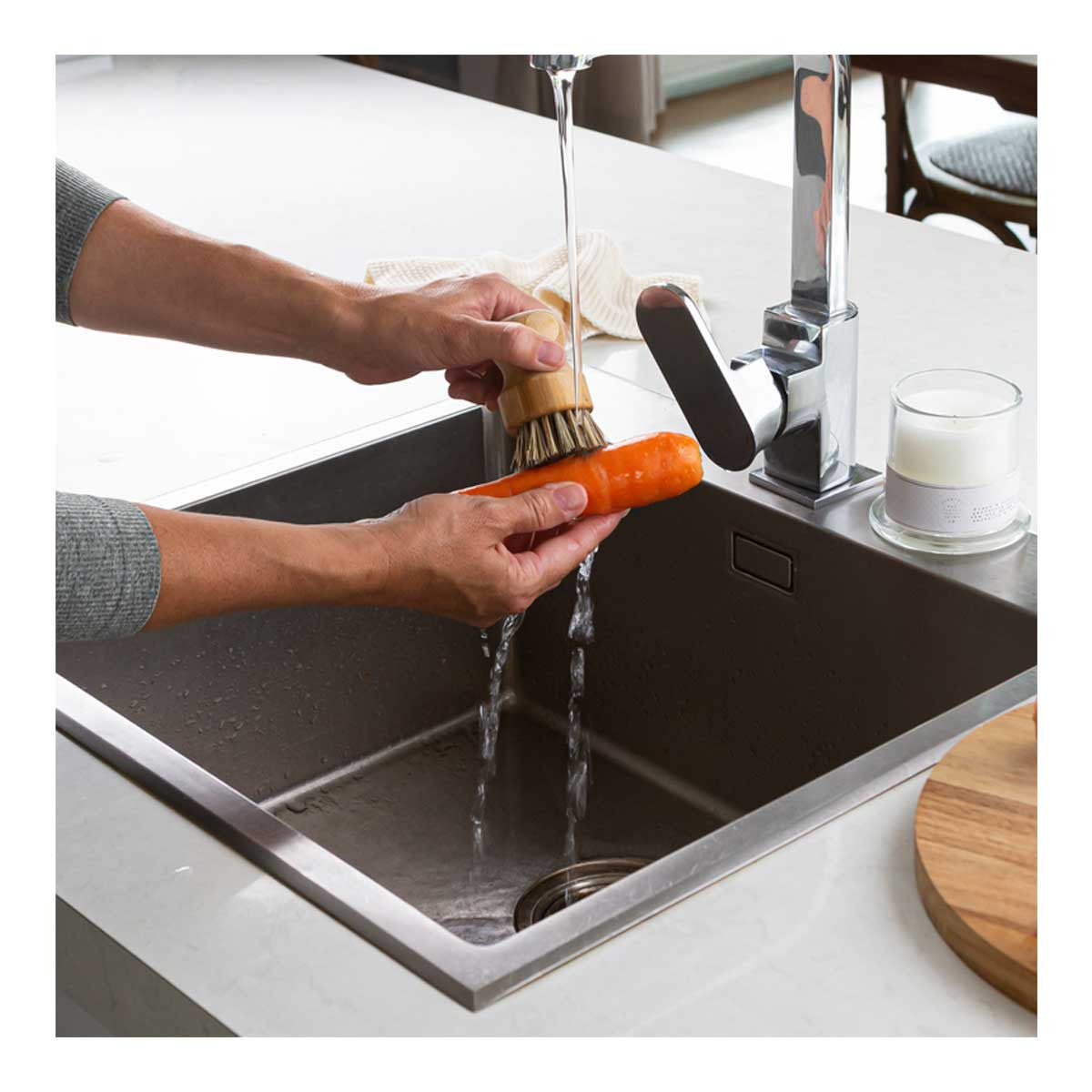 Go Bamboo Veggie Scrubbing Brush _2