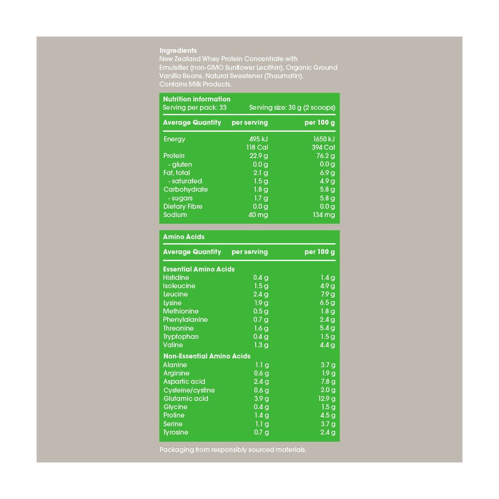 Go Good New Zealand Whey Protein Organic Vanilla_2