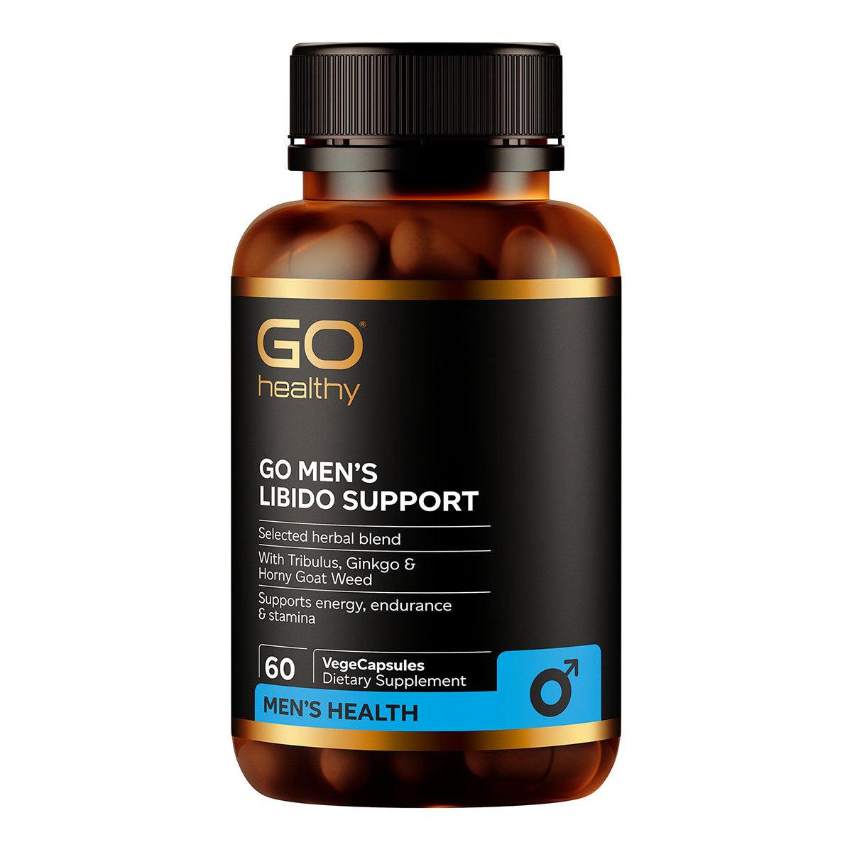 Buy GO Men's Libido Support by GO Healthy I HealthPost NZ - 60 vege ...