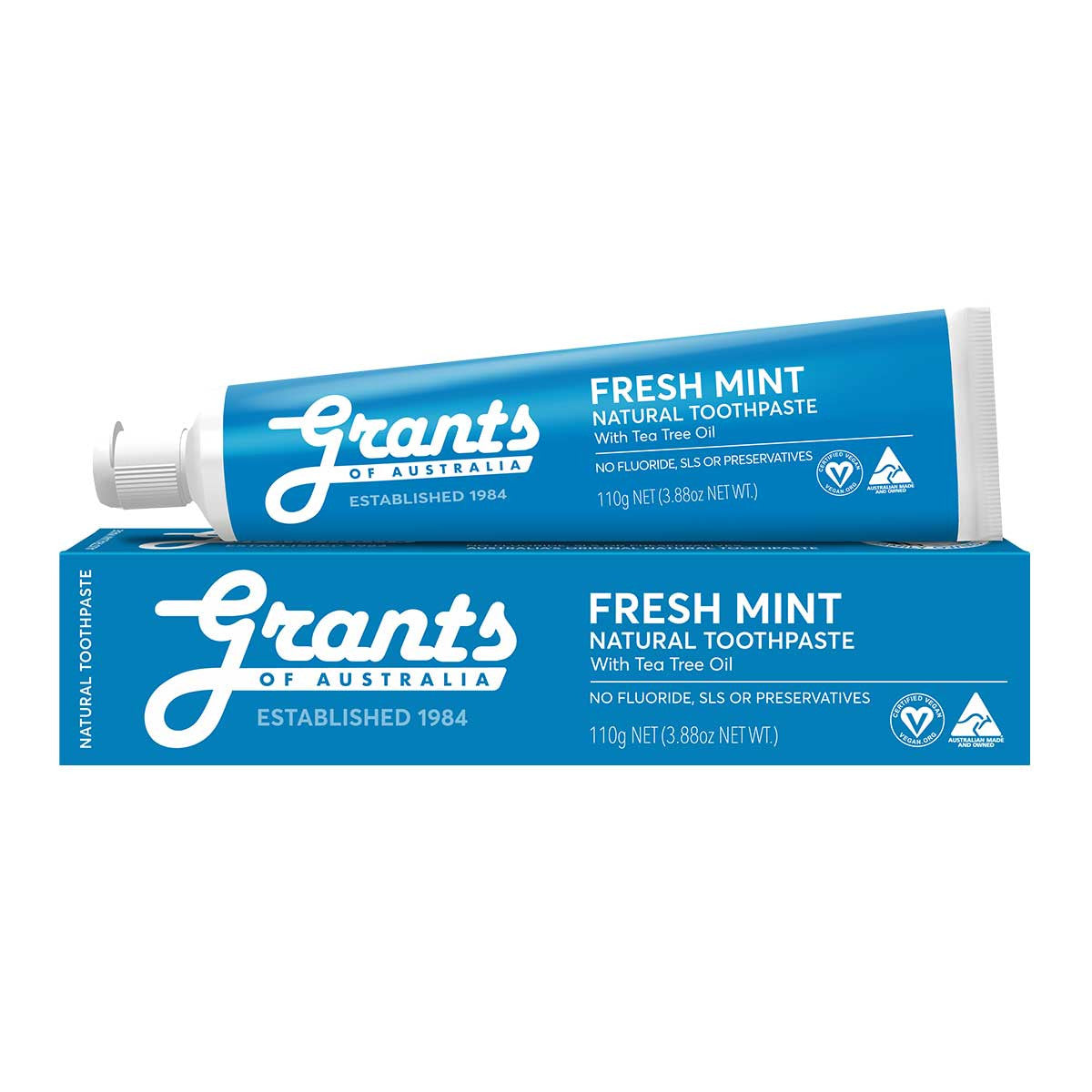 Grants Fresh Mint with Tea Tree Natural Toothpaste _1