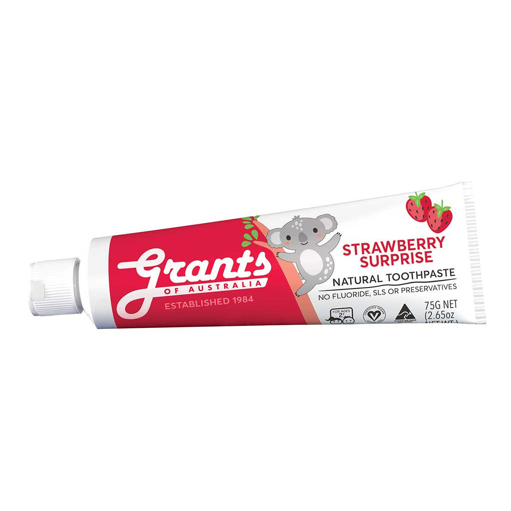 Grants Kids Strawberry Surprise Natural Toothpaste _2