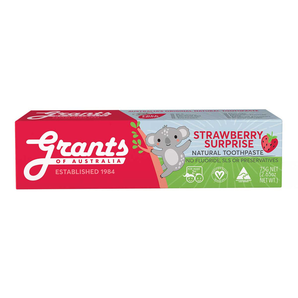 Grants Kids Strawberry Surprise Natural Toothpaste _3