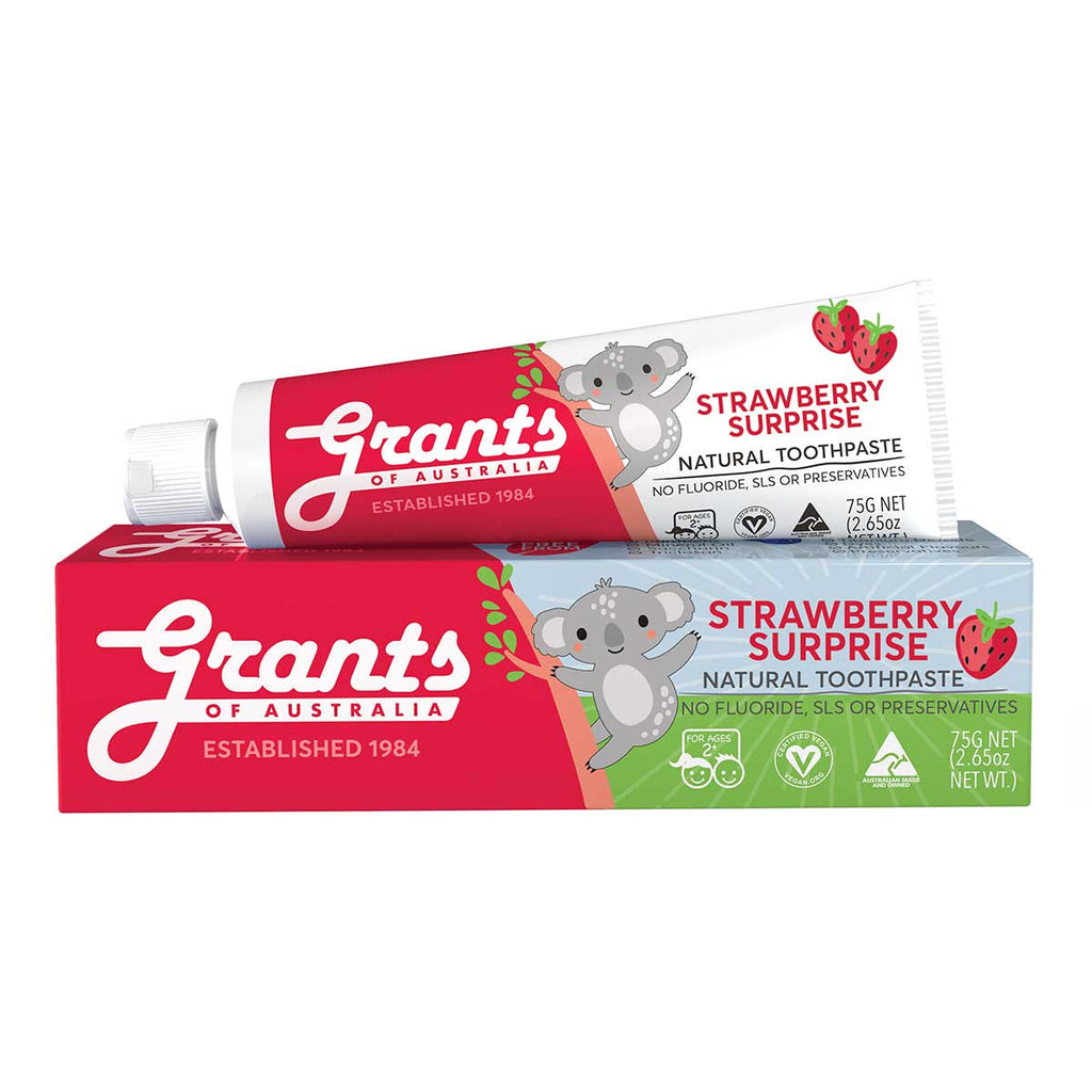 Grants Kids Strawberry Surprise Natural Toothpaste _1