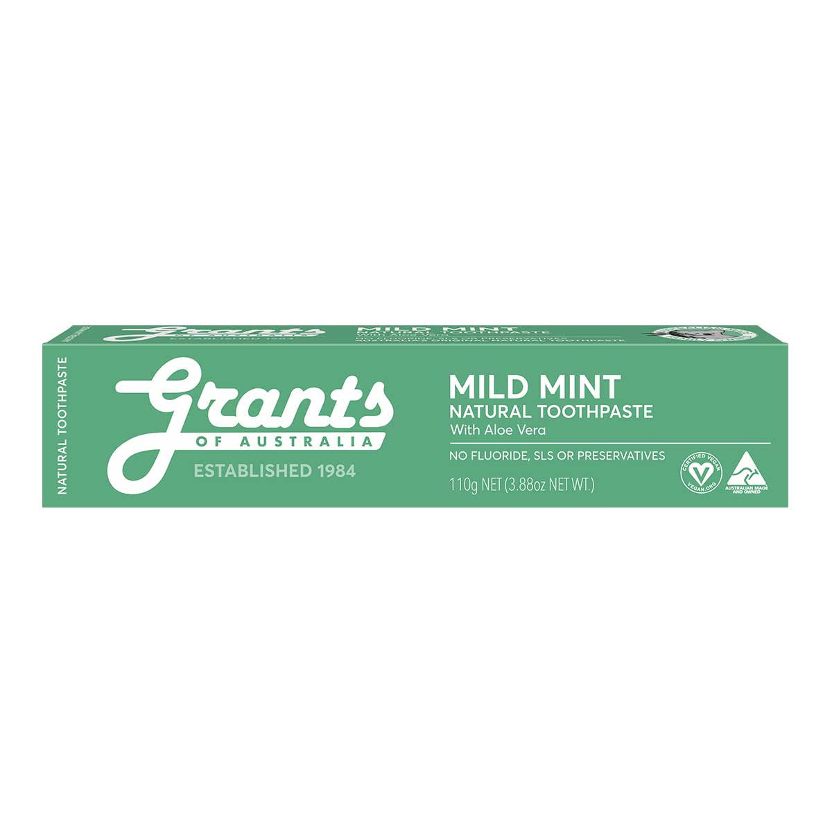 Grants Mild Mint with Aloe Vera Natural Toothpaste _3