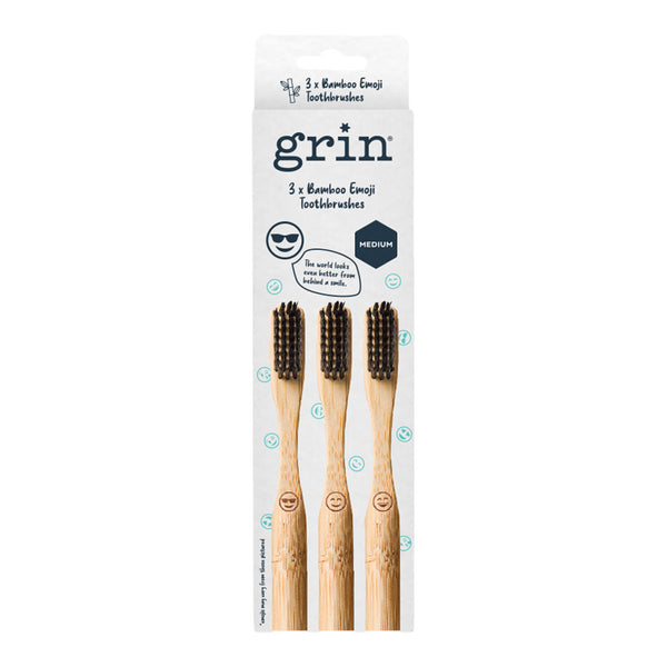 Bamboo Emoji Toothbrushes