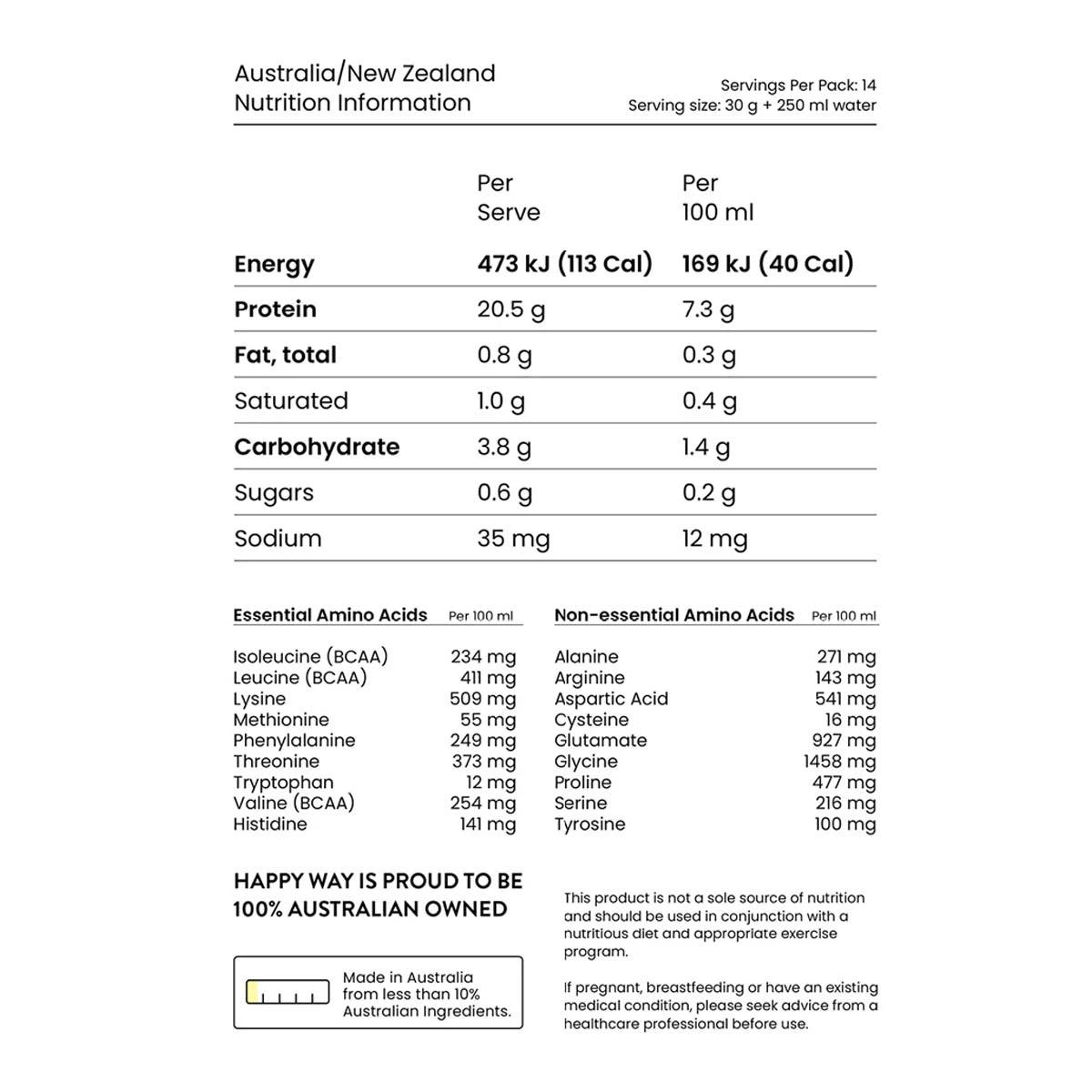 Vegan Protein Water + Electrolytes Tropical Crush