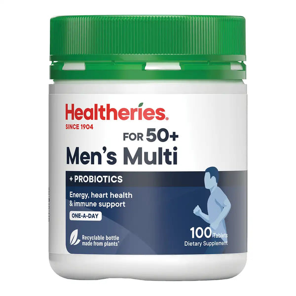 50+ Men's Multi + Probiotics