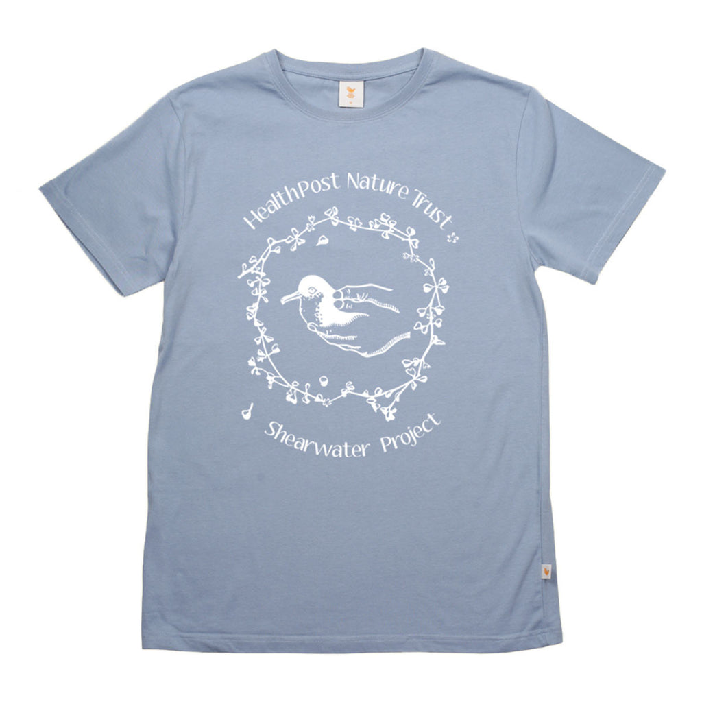HealthPost Nature Trust Unisex T-Shirt - Bay Blue _1