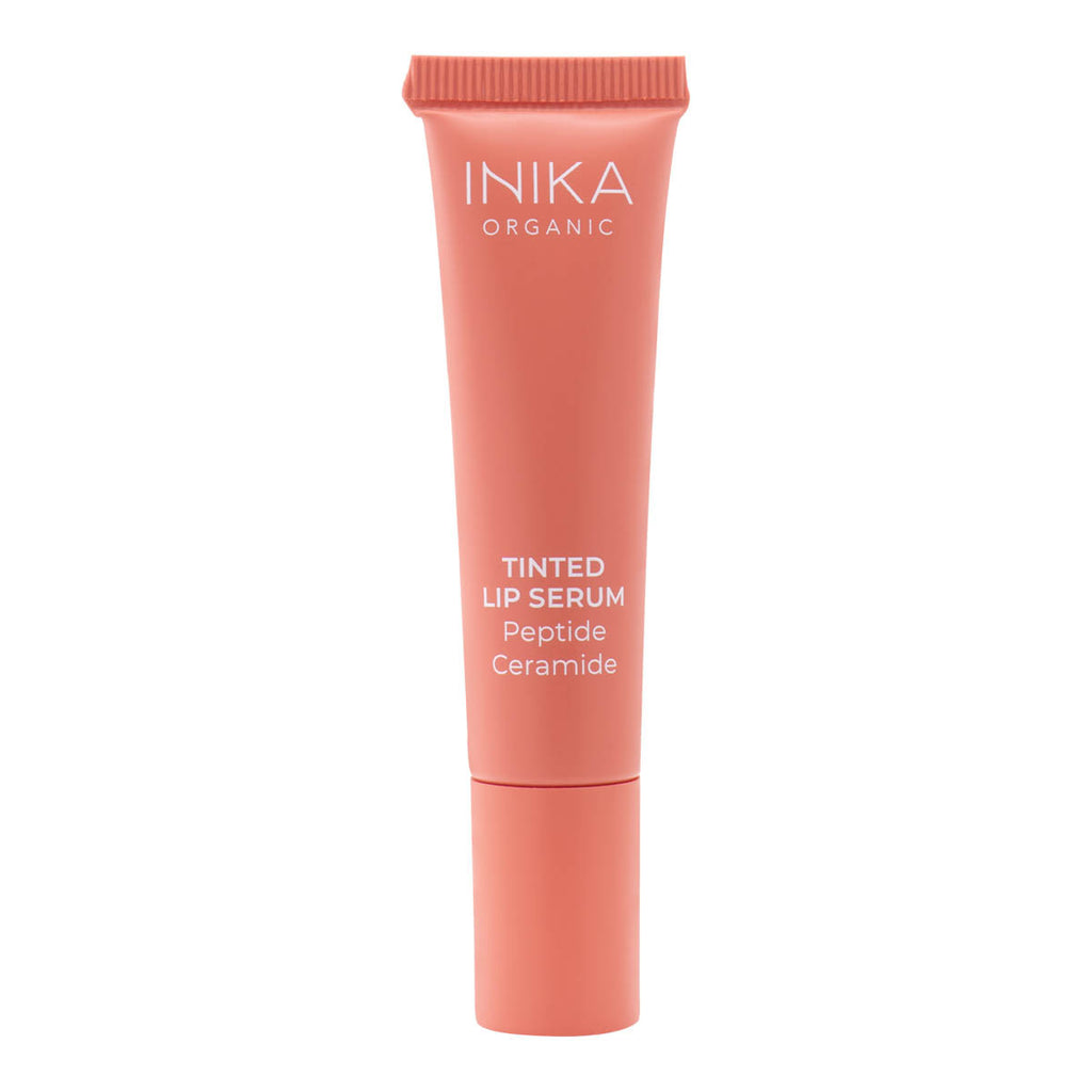 INIKA Organic tinted lip serum on a white background.