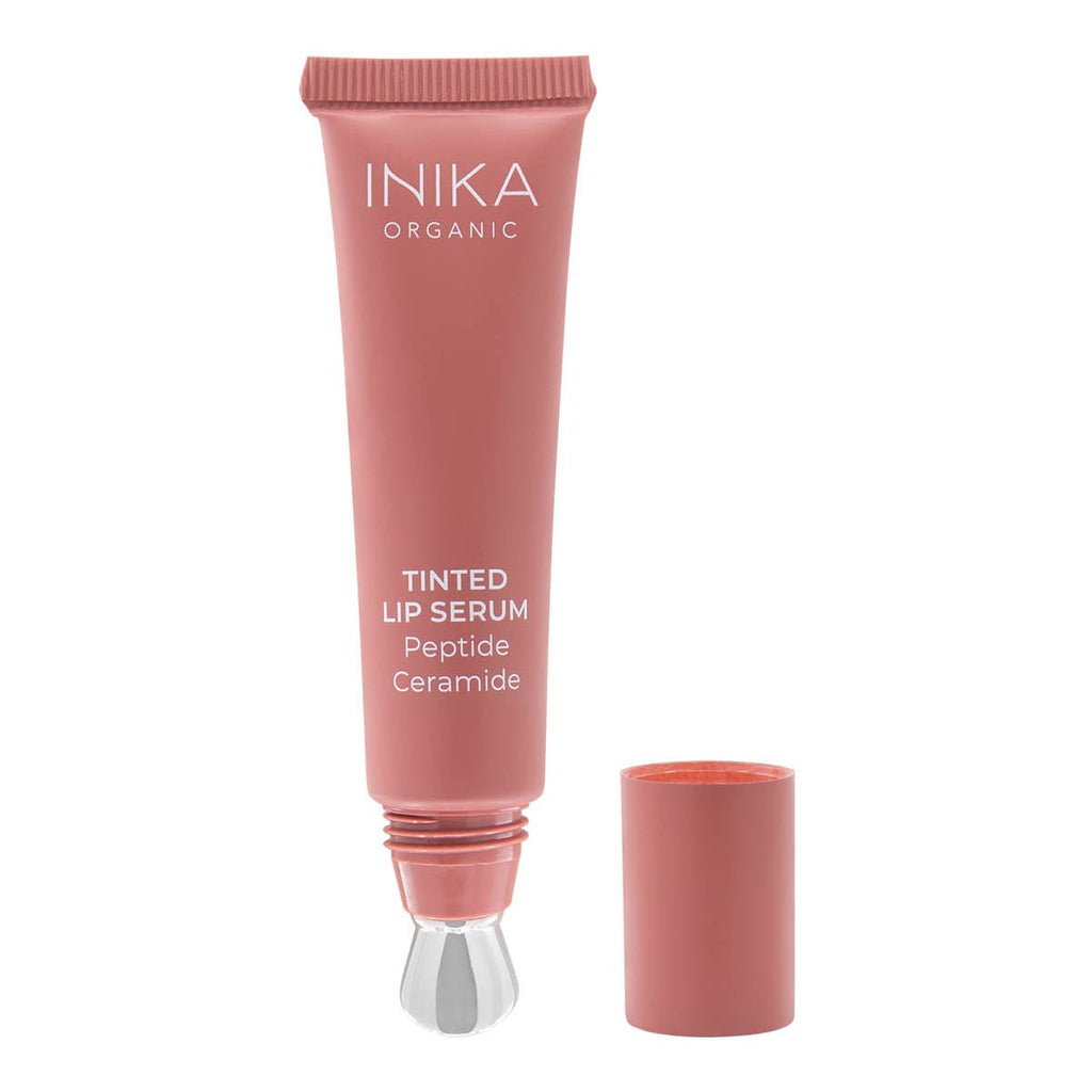 INIKA Organic tinted lip serum on a white background.