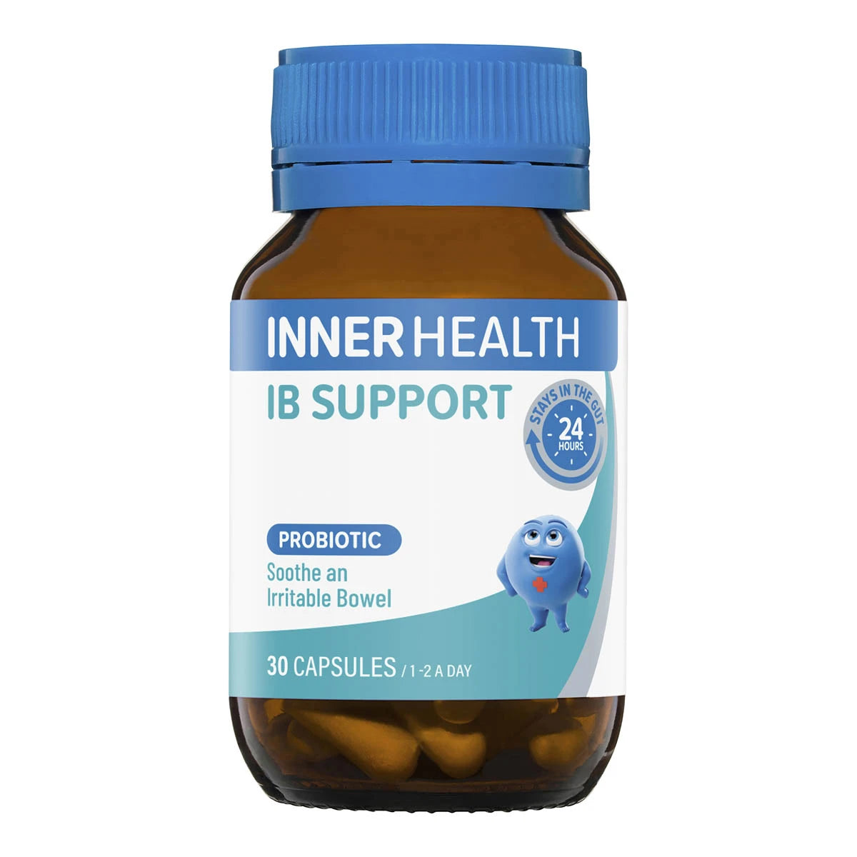 Inner Health IB Support probiotic - soothe an irritable bowel. 30 capsules 1-2 a day.