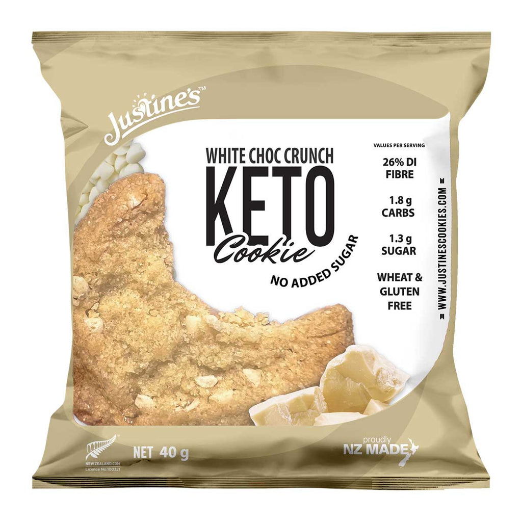 Justine's Keto Milky White Choc Crunch Cookie _1