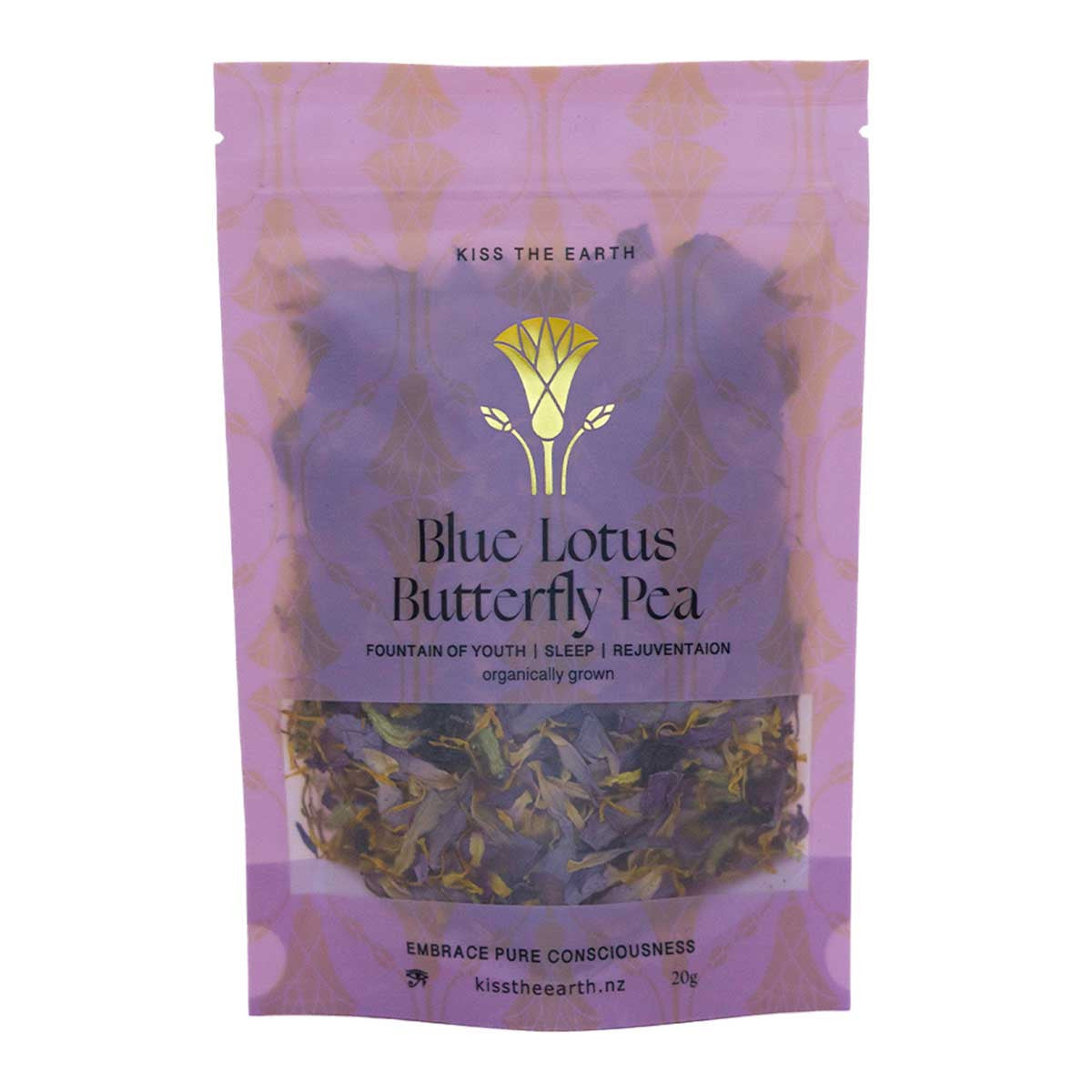Kiss The Earth Blue Lotus Butterfly Pea - Fountain Of Youth _1