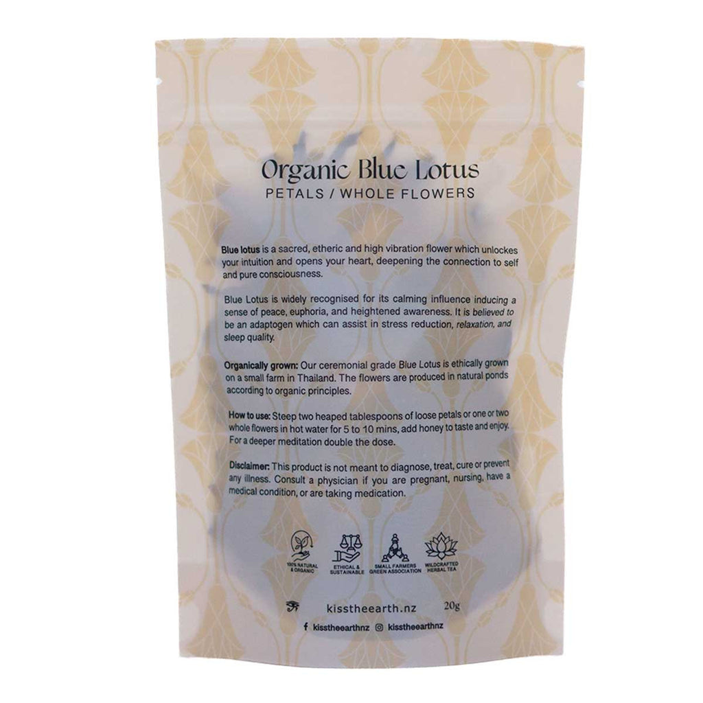 Kiss The Earth Blue Lotus Whole Flowers _2