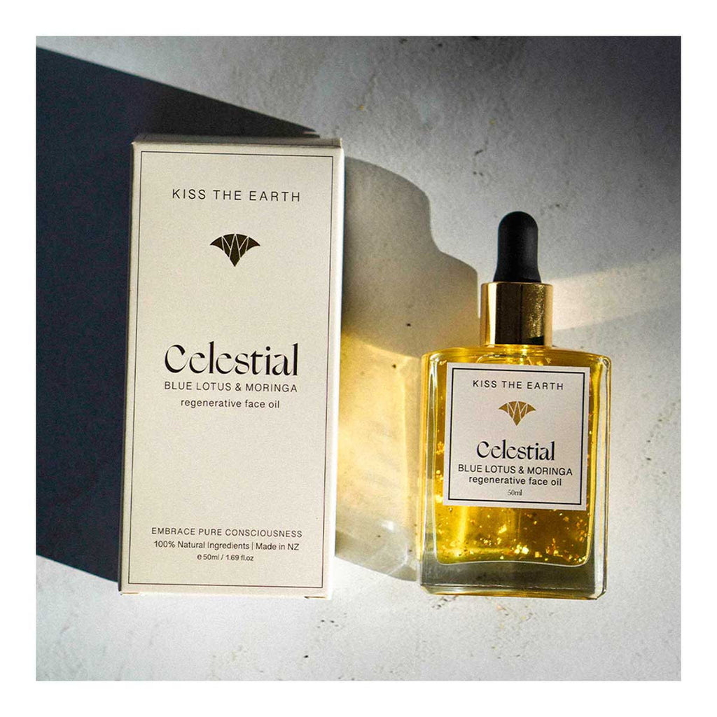 Kiss The Earth Celestial Blue Lotus & Moringa Face Oil _3
