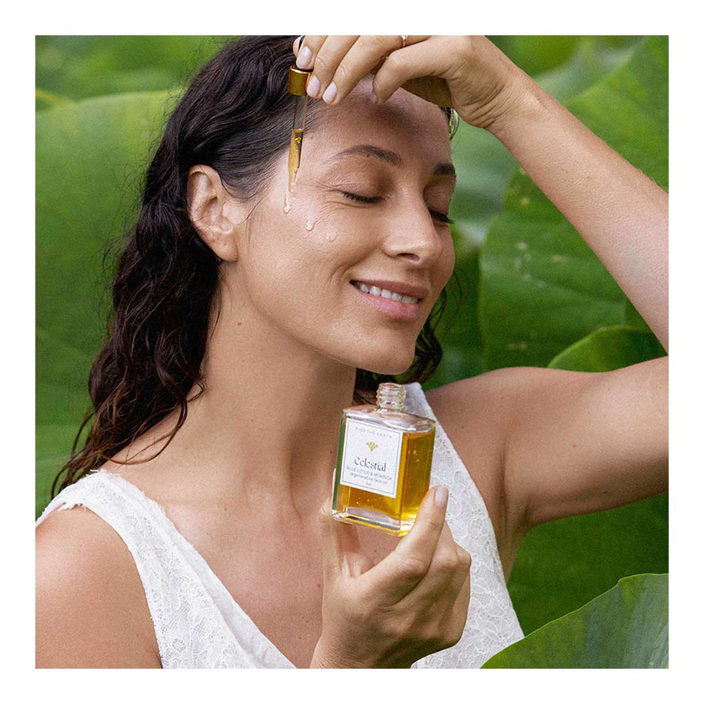 Kiss The Earth Celestial Blue Lotus & Moringa Face Oil _5