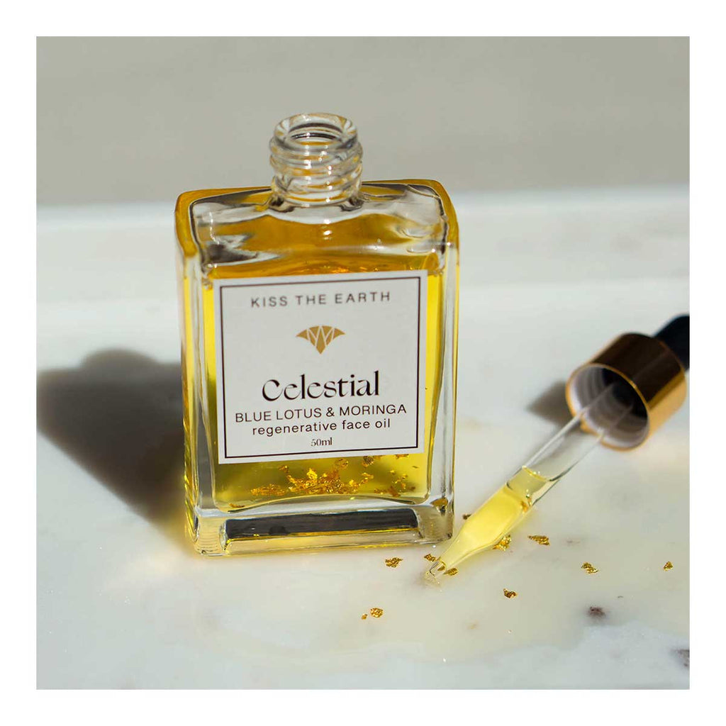 Kiss The Earth Celestial Blue Lotus & Moringa Face Oil _4
