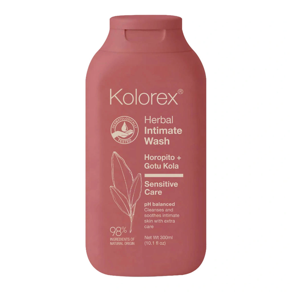 Kolorex Herbal Intimate Wash bottle on a white background