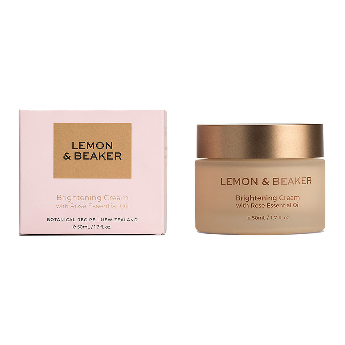 Lemon and Beaker Brightening Cream with Rose Essential Oil_1