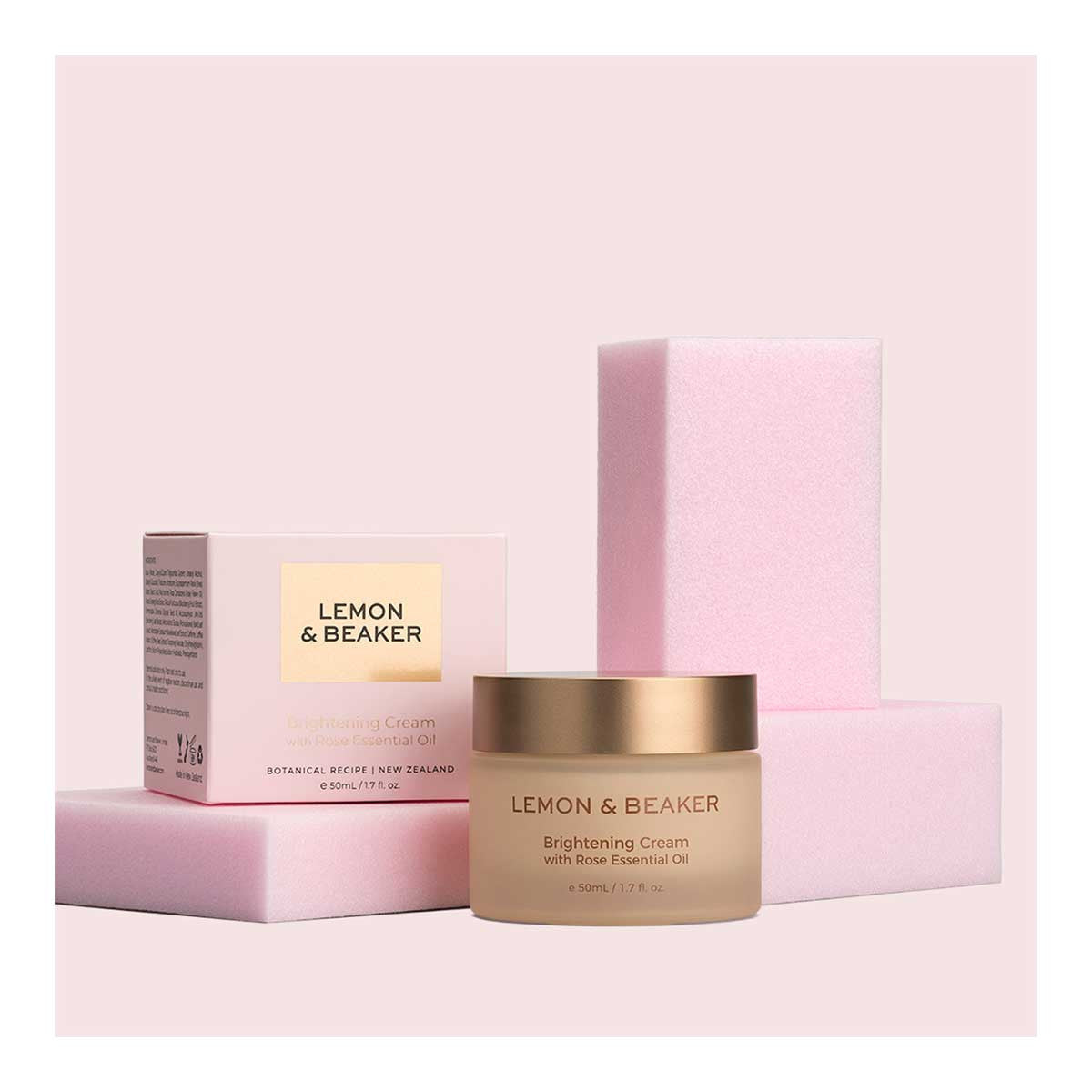 Lemon and Beaker Brightening Cream with Rose Essential Oil_2