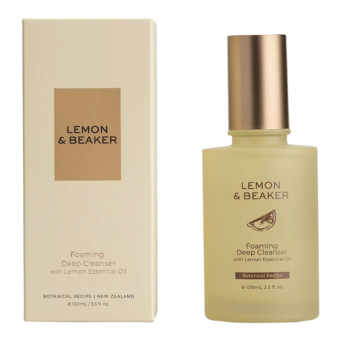 Lemon and Beaker Foaming Deep Cleanser with Lemon Essential Oil_1