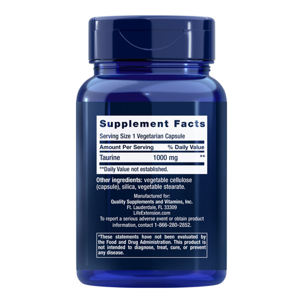 Life Extension Taurine 1000mg _2
