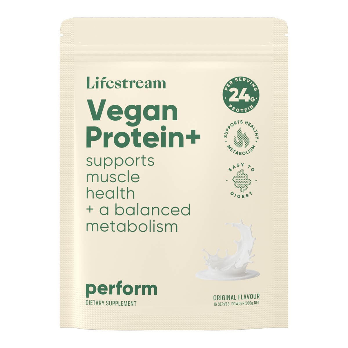 Lifestream Vegan Protein+ Original Flavour _1