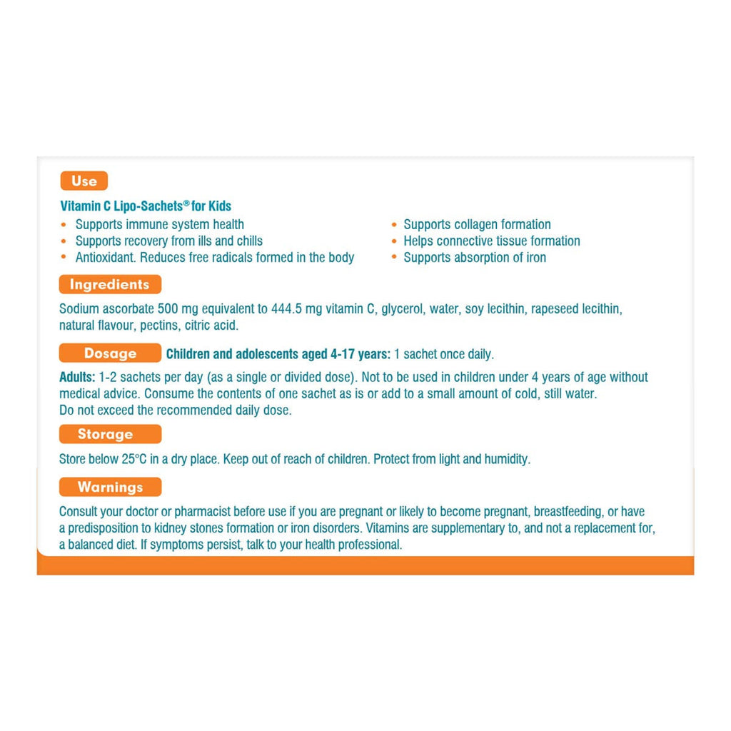 Lipo-Sachets Vitamin C Lipo-Sachets for Kids _3