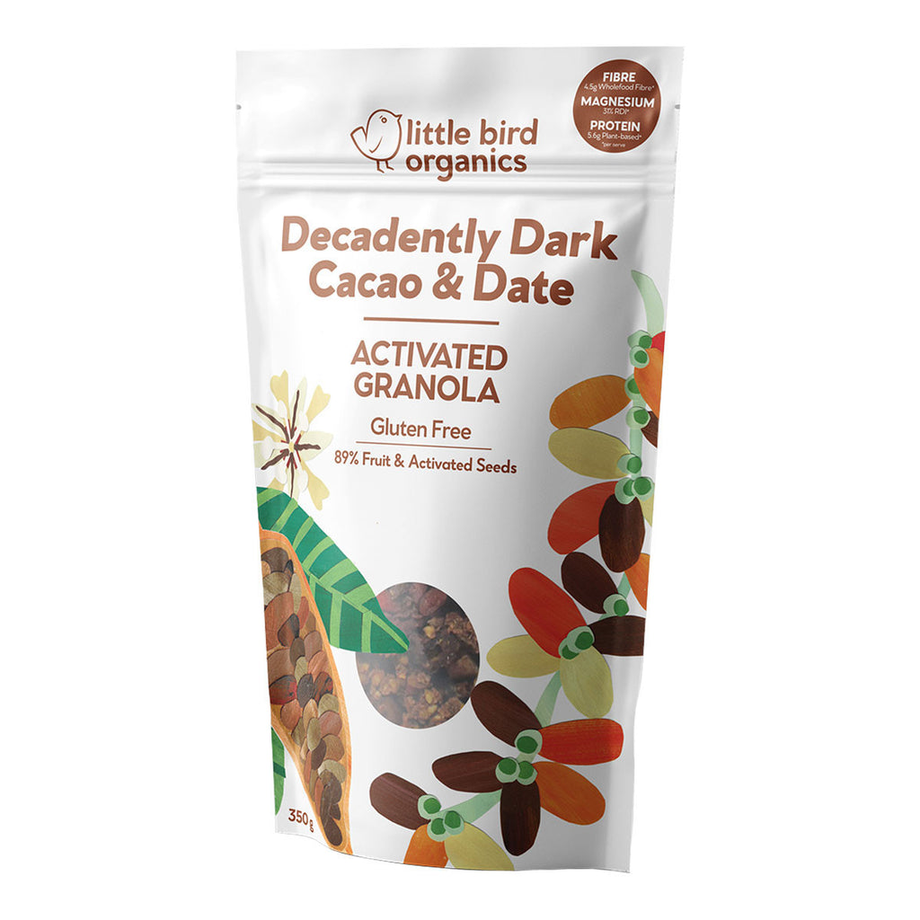 Little Bird Organics Activated Granola - Decadently Dark Cacao and Date_1