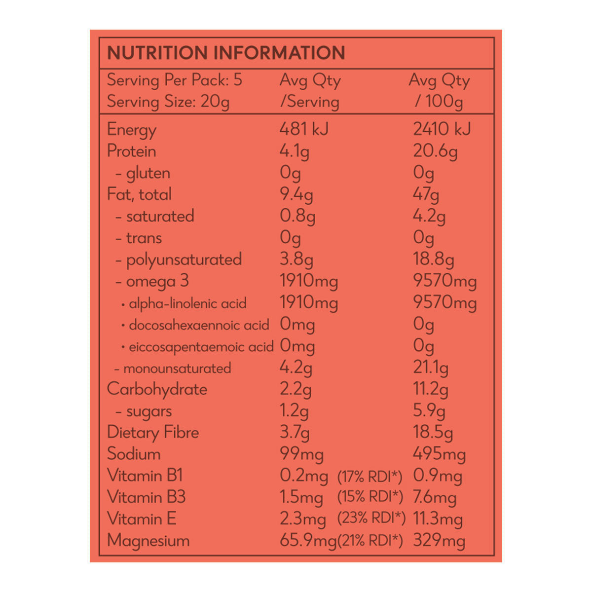 Little Bird Organics Almond Crackers - Mexican Sundried Tomato _3