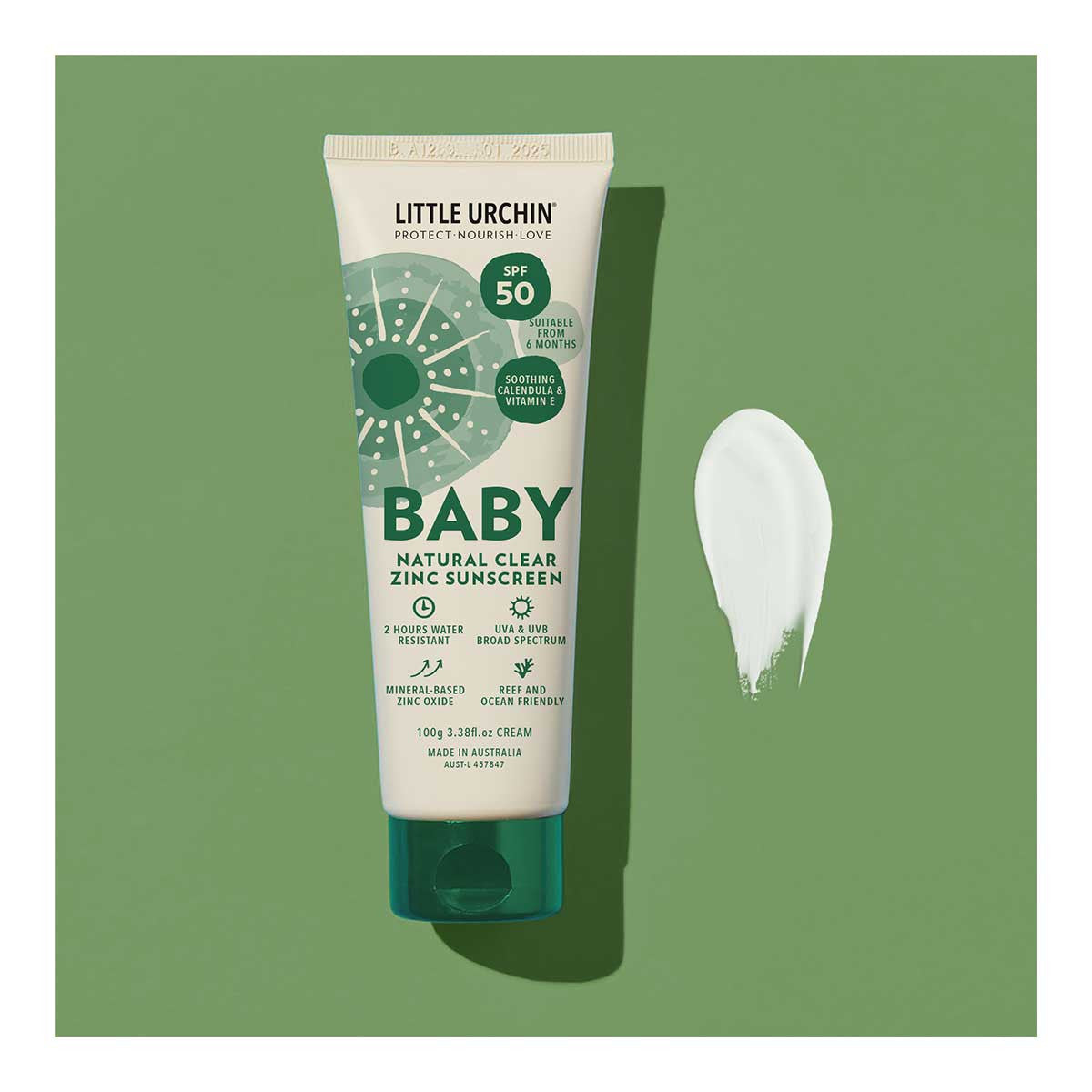 Little Urchin Baby Natural Clear Zinc Sunscreen SPF 50 _4