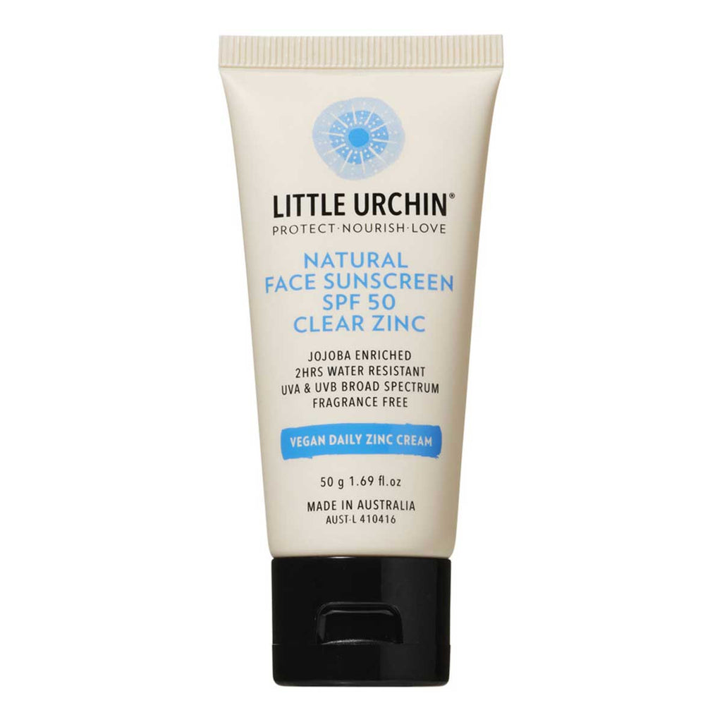 Little Urchin Natural Face Sunscreen SPF 50 Clear Zinc _2