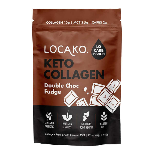 Collagen Double Choc Fudge - Keto
